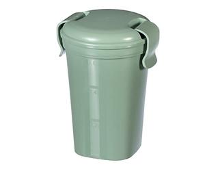 Curver KETER MUG 0,6 L - Contenitore per alimenti Smart Eco Line, 100% riciclabile, 100% ermetico, ergonomico e molto resistente, per preservare la freschezza dei vostri Alimenti, colore: Verde