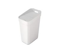 Curver Keter Pattumiera da 30 Litri per la Raccolta Differenziata Ready To Collect, con Supporto a Parete, Ideale la Cucina, 100% Riciclato, Bianco