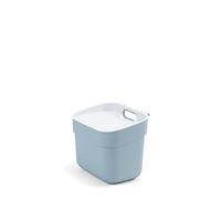 Curver Keter Pattumiera da 5 Litri per la Raccolta Differenziata Ready To Collect, con Supporto a Parete, Ideale la Cucina e il Bagno, 100% Riciclato, Grigio