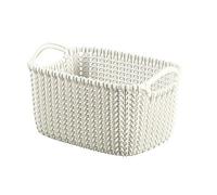Curver Knit Cesta Rettangolare Xs - 3 Lt - 25X17X14H Bianco