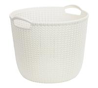 Curver Knit Cesta Tonda L - 30 Lt - 40X38X33H Bianco