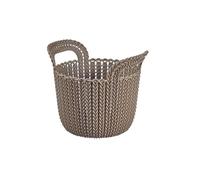 Curver Knit Cesta Tonda Xs - 3 Lt - 23X19X19H Marrone