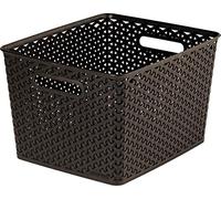 Curver My Style Cesta Rettangolare L - 18 Lt - 36X30X22H Marrone