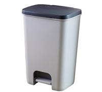 Curver Pattumiera in plastica, Modello: Essentials, Dimensioni: 30,3 x 29,4 x 42,8 cm, Volume: 20 l, Colore: Grigio scuro/grigio chiaro, Codice dell'articolo: 00759-686-00, grigio / antracite