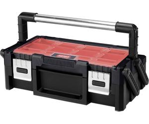 CURVER Scatola CANTILEVER 18" con 18 scomparti nero / rosso