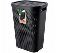 Curver Hamper Infinity Recycled Baúl para la Colada, Gris Oscuro, 59