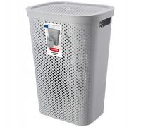 CURVER Scatola portabiancheria Infinity Recycled, in plastica, 44 x 35 x 60 cm