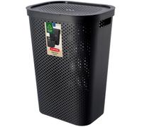 CURVER Scatola portabiancheria Infinity Recycled, in plastica, 60 L, grigio s...