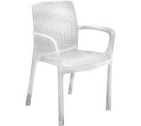 Curver Sedia Resina Bali Monoblocco Bianca C/Braccioli