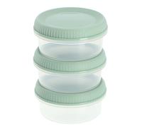 Curver Smart To Go Eco Line Set di 3 contenitori per salse, 3 x 0,15 L, verde...