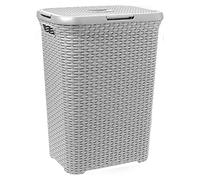 CURVER Style Laundry - Cesto rettangolare da 60 litri, colore: Grigio