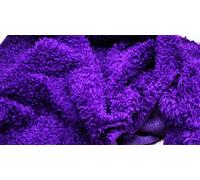 CURVO Teddy Finta Pelliccia tessuto stoffa - Viola - Viola, 1Mtr - 150cm x 100cm