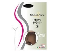 Solidea Curvy 140 Den Velati Collant Compressione 18-21mmHg 4 l XL Nero - Collant compressivo
