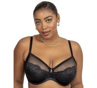 Curvy Couture Luxe Lace Underwire Bra Reggiseno Donna (Pacco da 1)