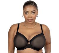 Curvy Couture Sheer Mesh Full-Coverage Unlined Underwire Bra - Main Reggiseno Altamente Coprente Donna (Pacco da 1)