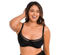 Curvy Kate First Class Balcony Bikini Top Parte Superiore, Opaco, Nero, 80M Donna