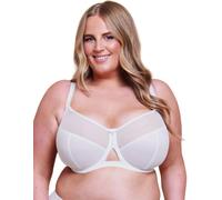 Curvy Kate Victory 4 Part Balcony Bra Reggiseno a Balconcino, White, 2H Donna