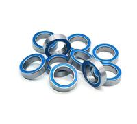 Cuscinetti, 10 Pz 6700RS Cuscinetto 10x15x4mm ABEC-7 Hobby Elettrico RC 6700 RS 2RS Cuscinetti a sfera 6700-2RS Blu Sigillato Fortunato