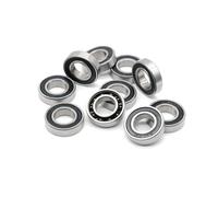 Cuscinetti, 2PC 6901-2RS Cuscinetto 12 * 24 * 6 millimetri ABEC-7 6901 RS Mozzo Della Bicicletta Anteriore Posteriore Mozzi Ruota 12 24 6 cuscinetti a sfere in ceramica,Compatibilità versatile