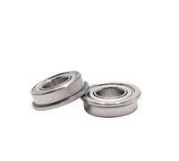 Cuscinetti, 4/6 pz ABEC-1 MF105ZZ MF104Z LF1060ZZ MF126z MF128Z LF1480ZZ LF1280Z Acciaio Metallo Schermato Flangia Cuscinetto Cuscinetto Radiale A Sfere,Compatibilità versatile(10PCS,MF106ZZ 6x10x3mm