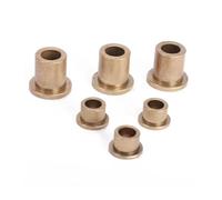 Cuscinetti, 5PCS Interno 2 3 4 5 6 8mm Flangiato Cuscinetto autolubrificante Metallurgia delle Polveri Olio Boccola di Rame Guida con Flangia a Gradini,Maggiore durata(8x12x15x16x2mm)