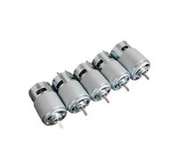 Cuscinetti, 775/795/895 Avviamento elettronico 12V 24V Cuscinetti a sfera anteriori Spazzola di carbone DC Motore ad alta potenza con coppia elevata Compatibilità Versatile(775 Round Shaft,Only motor)