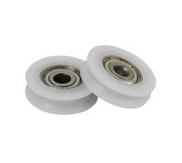 Cuscinetti a gola U 625 Puleggia rotonda Cuscinetto a sfere Ruota Rullo for porte Finestre Doccia Pulegge Guida Cassetto Ruota(1PC A3)
