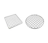 Cuscinetti a rete for griglia da campeggio quadrata e rotonda for barbecue all'aperto(Round Square 2in1)
