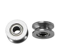 Cuscinetti a rulli conici industriali, cuscinetti 10 pezzi V624ZZ 4X13X6mm V Groove cuscinetto a sfere puleggia for sistema di movimento lineare su rotaia