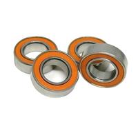 Cuscinetti a Sfera, 10 pezzi 7x13x4mm SMR137 2RS cuscinetti ceramici ibridi in acciaio inossidabile SMR137C MR137 RS MR137RS 7 * 13 * 4mm cuscinetto for mulinello da mosca in miniatura