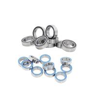 Cuscinetti A Sfera 10 pezzi ABEC-5 MR126-2RS MR126 2RS RS MR126RS 6x12x4 mm cuscinetto a sfere a gola profonda in miniatura sigillato in gomma(Black,MR126-2RS_ABEC 1 OUT OF STOCK)