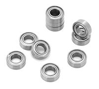 Cuscinetti a sfera, 10 pezzi, R166ZZ, cuscinetto in acciaio inox sigillato, cuscinetto a rullo ad alta velocità per piccoli motori elettronici.