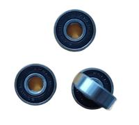 Cuscinetti a Sfera, 20 Pz ABCE-11 608 Skate Scooter Ruote da skateboard Cuscinetti a sfere di ricambio Alberi a rulli di massima precisione Cuscinetti in acciaio 608RS(Noir)