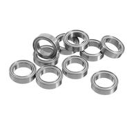 Cuscinetti A Sfera 6700 10 pezzi/50 pezzi/100 pezzi ABEC-5 6700-2RS 6700ZZ 6700RS 10x15x4 mm cuscinetto a sfere a gola profonda con guarnizione in gomma in miniatura(ABEC 1,10PCS_6700 ZZ)