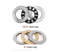 Cuscinetti a Sfera, Cuscinetto a rulli assiali piani 81116 81117 81118 81120 81122 M-TV/TN Gabbia in nylon con gabbia in rame(81116 80x105x19,TN/TV)