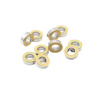 Cuscinetti a Sfera, Cuscinetto a sfere a gola profonda 10 pezzi S 688-2RS CB ABEC7 8x16x5 Cuscinetto a sfere in ceramica ibrido in acciaio inossidabile senza grasso Tornitura rapida