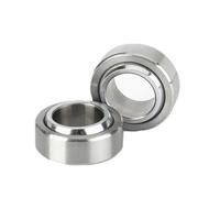 Cuscinetti a Sfera, Cuscinetto bimetallico con sigillo micro cuscinetto a gola profonda 1 pz GEBJ16C 16x32x21x15mm cuscinetto sferico radiale