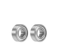 Cuscinetti a Sfera, Cuscinetto MR62ZZ 10/20/50 pezzi 2 * 6 * 2.5mm ABEC-5 Cuscinetti a sfere MR62 ZZ in miniatura Qualità in acciaio cromato R-620 W52(50PCS)