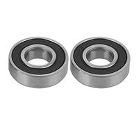 Cuscinetti a sfera da 2 pc a sfera ad alta velocità Cuscinetti a sfera di scanalatura profonda ID 12 mm OD 28 mm di spessore 8 mm per motore elettrico, ruote, bici, tosaerba