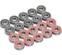 Cuscinetti a Sfera in Miniatura Double SeaDeep Groove 608 2rs ABEC-9 Cuscinetti per Skateboard Scooter 20 Pezzi Cuscinetti a Sfera Useful