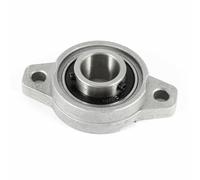 Cuscinetti a Sfera, KFL003 Cuscinetto del blocchetto di cuscino con flangia in lega di zinco-alluminio con montaggio su albero da 17 mm