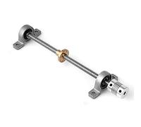 Cuscinetti A Sfera Lineari 1 set T8 vite di comando 8 mm lunghezza 100-800 + dado in ottone rame + staffa cuscinetto KP08 + accoppiamento flessibile(700mm)