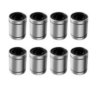Cuscinetti a sfera lineari di LM10UU, diametro del foro di 8pcs 10mm, 19mm OD, lunghezza di 29mm con la guarnizione di gomma del doppio lato grande per CNC, stampante 3D
