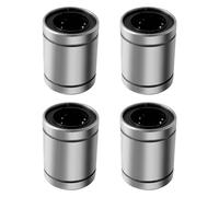 Cuscinetti a sfera lineari di LM5UU, diametro del foro di 4pcs 5mm, OD di 10mm, lunghezza di 15mm con la guarnizione di gomma del doppio lato grande per CNC, stampante 3D