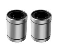 Cuscinetti a sfera lineari LM6UU, 2pcs 6mm foro Dia, 12mm OD, 19mm lunghezza con doppio lato guarnizione di gomma grande per CNC, stampante 3D
