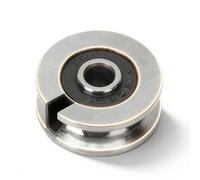 Cuscinetti a Sfera TV0418 4x18x8mm, 10 Pezzi, Cuscinetto con Supporto a V Groove per Guide - Alta Durata, Funzionamento Silenzioso, Ideale per Motori e Strumenti