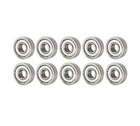 cuscinetti a sfere, 10/20 pezzi cuscinetti a sfere a gola profonda 607ZZ cuscinetto in carbonio in miniatura sigillato in metallo for carichi pesanti(626zz,10pcs)