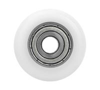 Cuscinetti a sfere, 10 pezzi di puleggia in nylon con rulli in plastica incorporati, cuscinetti a sfere a gola profonda, 5 × 23 × 7 mm per mobili, porte, finestre