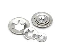 Cuscinetti a Sfere, 20-50 pz/lotto M2 .5 M3 M4 M5 M6 M8 M10 M12 Cuscinetto Anelli di Fissaggio Fiore Rondella Clip (65 acciaio al manganese, 50 Pz .5x8mm)(304 Stainless Steel,50Pcs M2.5x8mm)