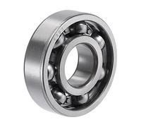 Cuscinetti a sfere a gola profonda 6307, foro 35 mm, diametro esterno 80 mm, spessore 21 mm, tipo aperto CN, acciaio cromato